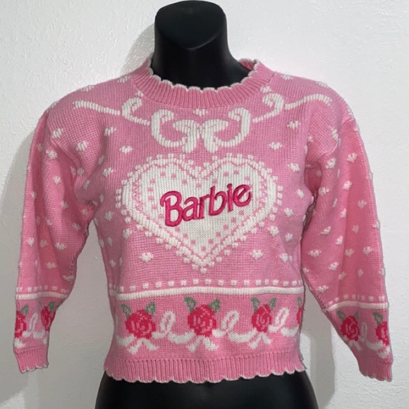 vintage barbie sweater
